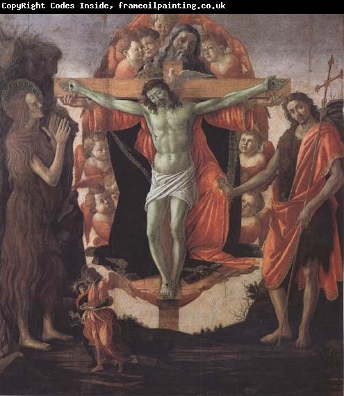 Sandro Botticelli Trinity with Mary Magdalene,St John the Baptist,Tobias and the Angel